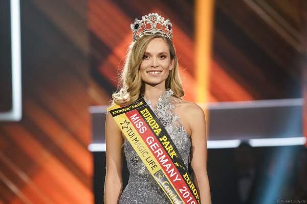 Nadine Berneis gewinnt die Wahl zur Miss Germany 2019 in der Europa-Park Arena am 23.02.2019