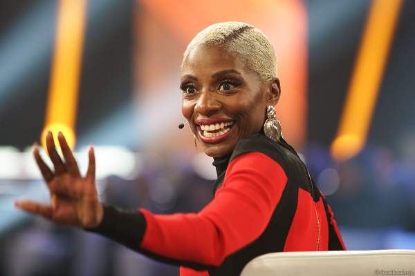 Nikeata Thompson in der Jury beim Finale der Miss Germany Wahl 2019 in der Europa-Park Arena am 23.02.2019