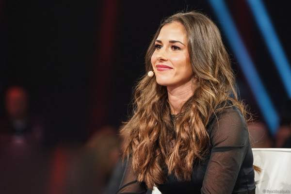 Sarah Lombardi in der Jury beim Finale der Miss Germany Wahl 2019 in der Europa-Park Arena am 23.02.2019