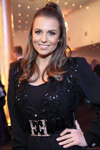 Moderatorin Laura Wontorra beim Finale der Miss Germany Wahl 2019 in der Europa-Park Arena am 23.02.2019