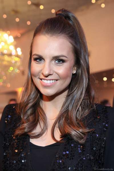 Moderatorin Laura Wontorra beim Finale der Miss Germany Wahl 2019 in der Europa-Park Arena am 23.02.2019