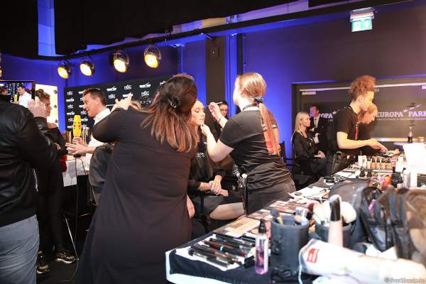 Backstage am Nachmittag bei den Vorbereitungen für das Miss Germany 2019 Finale in der Europa-Park Arena am 23.02.2019