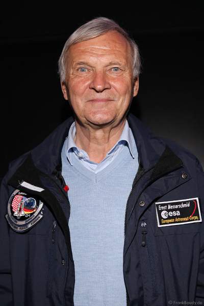Deutscher Astronaut Ernst Willi Messerschmid bei MISSION ASTRONAUT im TRAUMZEIT-DOME, Europa-Park 2019