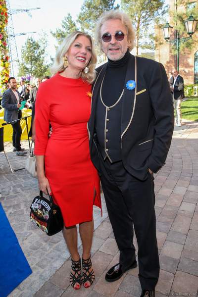 Thomas Gottschalk mit Freundin Karina Mroß bei der Eröffnungsfeier des neuen Themenhotel Kronasar im Europa-Park in Rust am 24.05.2019