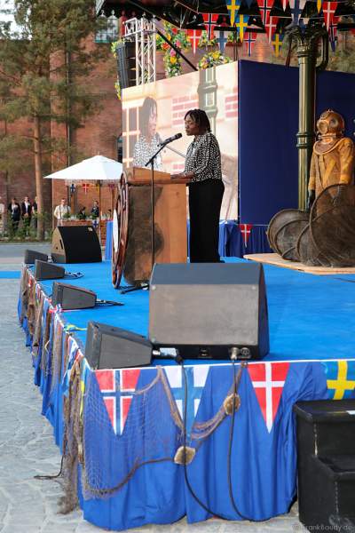 Rita Auma Obama bei der Eröffnungsfeier des neuen Themenhotel Kronasar im Europa-Park in Rust am 24.05.2019