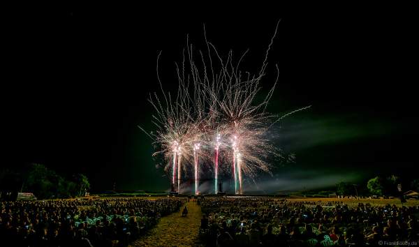 EURO-ELECTRO-SHOW beim Festival Vents d’Est 2019 mit einem Feuerwerk von Dietmar Giedemann
