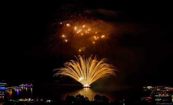 Feuerwerk TWILIGHT bei Rhein in Flammen 2019 in Oberwesel zur Musik von Electric Light Orchestra (ELO)