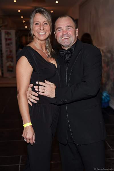 Sven Ottke mit Ehefrau Monic Frank beim 70. Geburtstag des Europa-Park-Gründers Roland Mack am 12.10.2019 in Rust