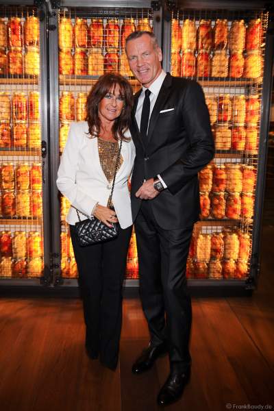 Henry Maske mit Ehefrau Manuela Maske beim 70. Geburtstag des Europa-Park-Gründers Roland Mack am 12.10.2019 in Rust