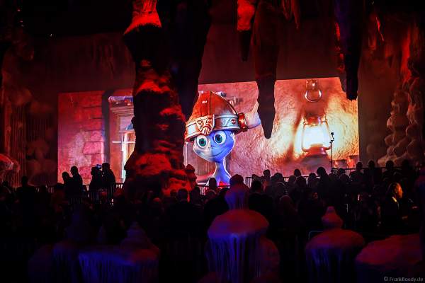 Das Maskottchen Snorri beim Preview-Opening Rulantica anlässlich des 70. Geburtstages von Europa-Park-Gründer Roland Mack am 12.10.2019 in Rust