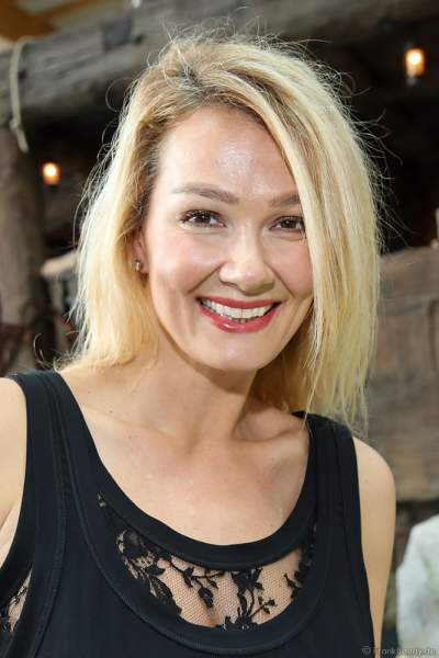 Schwimmstar Franziska van Almsick bei der Eröffnung der Wasserwelt RULANTICA am 28. November 2019 im Europa-Park