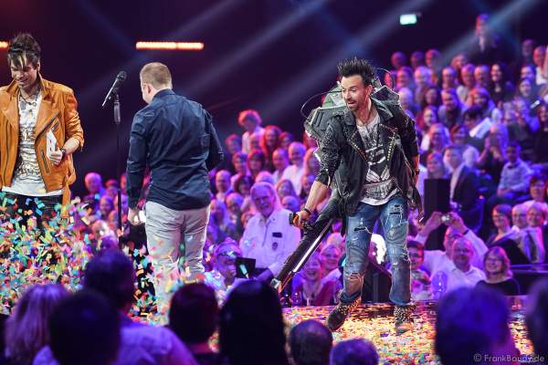 Die Ehrlich Brothers bei der Silvestershow 2019/2020 in der Baden-Arena - Messe Offenburg