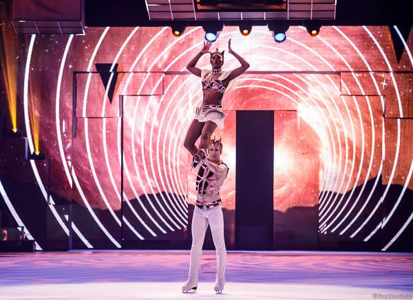 Mariyah Gerber und Peter Gerber bei der Eisshow SUPERNOVA von Holiday on Ice in der Festhalle Frankfurt und SAP Arena Mannheim 2019-2020