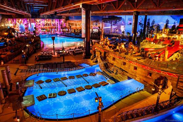 Abenteuerpool in der Wasserwelt RULANTICA des Europa-Park