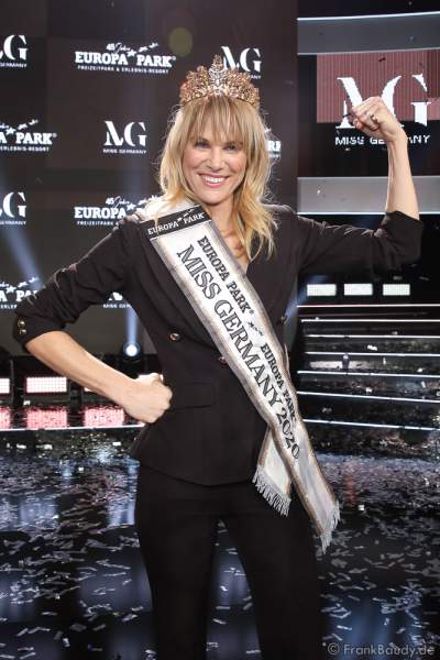 Leonie von Hase gewinnt den Titel bei Miss Germany 2020 am 15.02.2020 in der Europa-Park Arena Rust