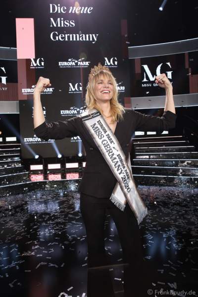 Leonie von Hase gewinnt den Titel bei Miss Germany 2020 am 15.02.2020 in der Europa-Park Arena Rust