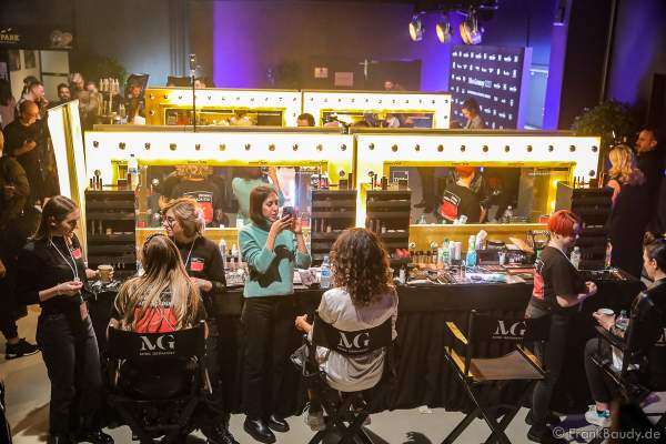 Backstage am Nachmittag bei den Vorbereitungen für das Miss Germany 2020 Finale in der Europa-Park Arena am 15.02.2020