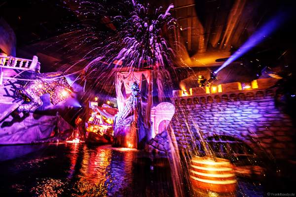 Jungfernfahrt PIRATEN IN BATAVIA bei der Wiedereröffnung im Europa-Park am 28. Juli 2020