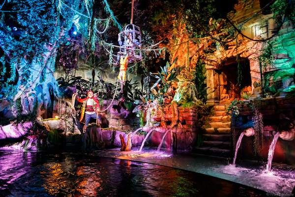 Jungfernfahrt PIRATEN IN BATAVIA bei der Wiedereröffnung im Europa-Park am 28. Juli 2020