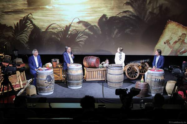 Pressekonferenz zur Wiedereröffnung der PIRATEN IN BATAVIA im Europa-Park am 28. Juli 2020