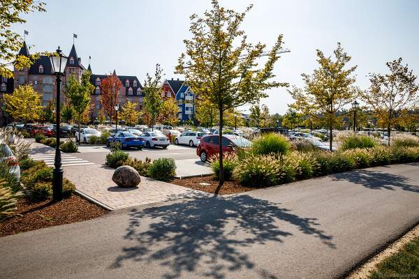 Die bahnbrechende Attraktion von MackNeXT und VR Coaster entstand außerhalb des Europa-Parks, rechts neben dem 4-Sterne Superior Hotel "Krønasår" und gegenüber der Wasserwelt Rulantica