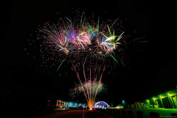 Silvesterfeuerwerk-Vorschießen der Firma Beisel Pyrotechnik 2020-2021 - E210 Event-Hangar Rheinmünster Baden