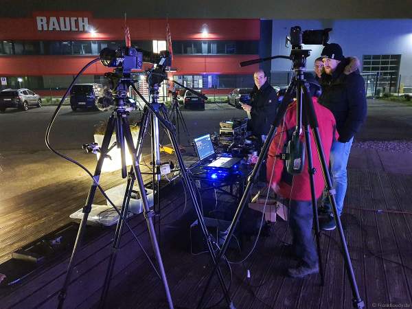 Silvesterfeuerwerk-Vorschießen der Firma Beisel Pyrotechnik 2020-2021 - E210 Event-Hangar Rheinmünster Baden