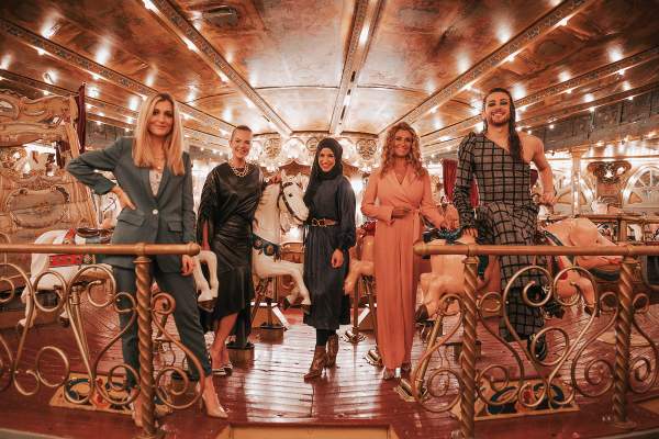 Die Miss Germany 2021 Jury: Karo Kauer, Lara Gonschorowski, Zeina Nassar, Dagmar Wöhrl und Riccardo Simonetti 