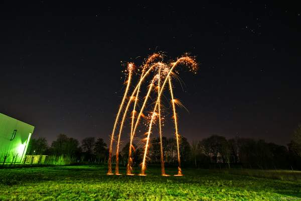Große Vorführung von Feuerwerksartikel bei der XXL LIVE Böllertour