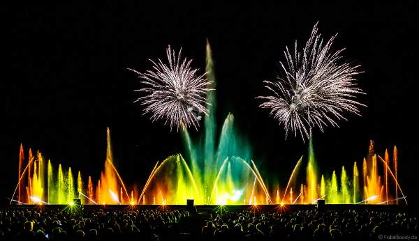 Open Air Festival Vents d’Est 2021 mit Wassershow, Laser und Feuerwerk in Furdenheim bei Straßburg