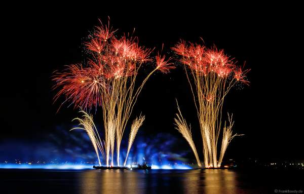 STERNENZAUBER ÜBER KIEL mit Feuerwerk als Abschlussinszenierung der Kieler Woche 2021 von AIDA Cruises