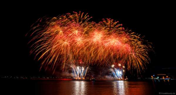 STERNENZAUBER ÜBER KIEL mit Feuerwerk als Abschlussinszenierung der Kieler Woche 2021 von AIDA Cruises