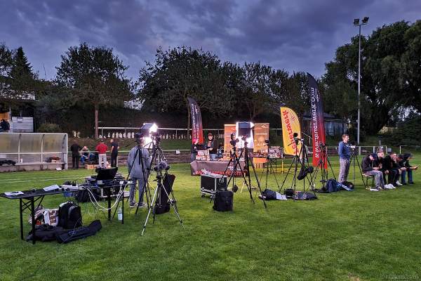 Die Vorbereitungen für das Silvesterfeuerwerk Vorschießen und 2 Stunden Livestream von Beisel Pyrotechnik am 25.09.2021