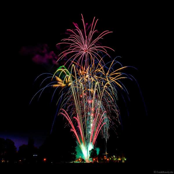Musikalisches Feuerwerk zum Abschluss der Herbstmess' in Karlsruhe