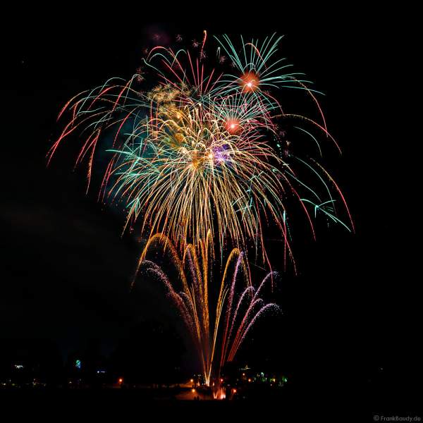 Musikalisches Feuerwerk zum Abschluss der Herbstmess' in Karlsruhe