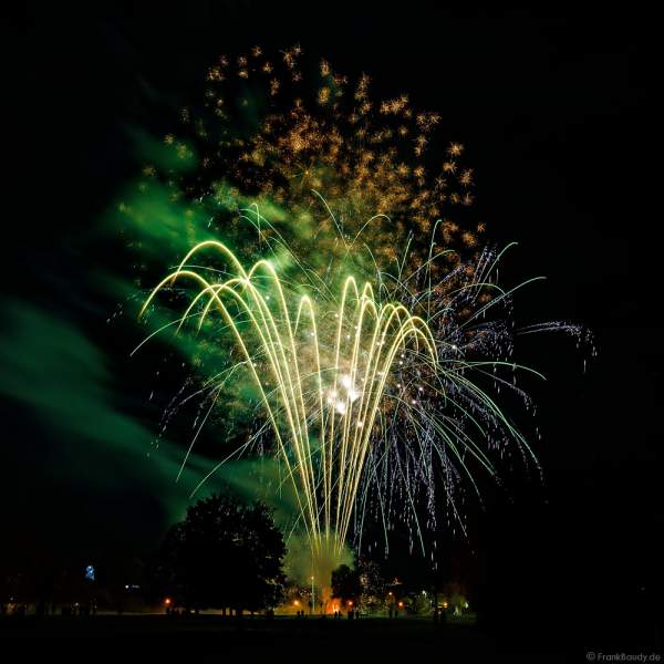 Musikalisches Feuerwerk zum Abschluss der Herbstmess' in Karlsruhe