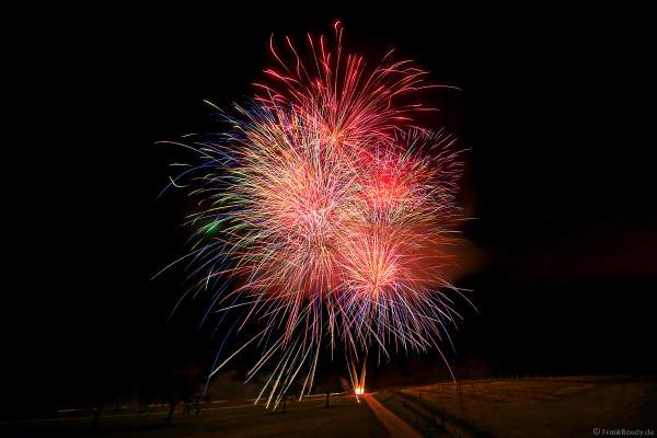 Großes Wunsch-Feuerwerk bei der Seniorenresidenz Hedwig Henneböhl in Oberzent/Beerfelden - Odenwaldkreis
