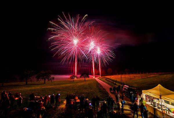 Großes Wunsch-Feuerwerk bei der Seniorenresidenz Hedwig Henneböhl in Oberzent/Beerfelden - Odenwaldkreis