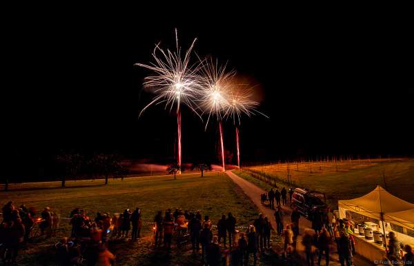 Großes Wunsch-Feuerwerk bei der Seniorenresidenz Hedwig Henneböhl in Oberzent/Beerfelden - Odenwaldkreis