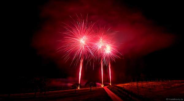 Großes Wunsch-Feuerwerk bei der Seniorenresidenz Hedwig Henneböhl in Oberzent/Beerfelden - Odenwaldkreis