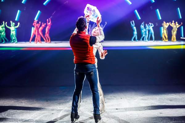 Generalprobe der neuen Eisshow A NEW DAY von Holiday on Ice im Grefrather EisSport & EventPark am 16.11.2021