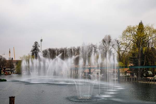 Die neue, spektakuläre musikalische Wassershow „Wiener Wasser Walzer“ im Europa-Park beim Start der Sommersaison 2022
