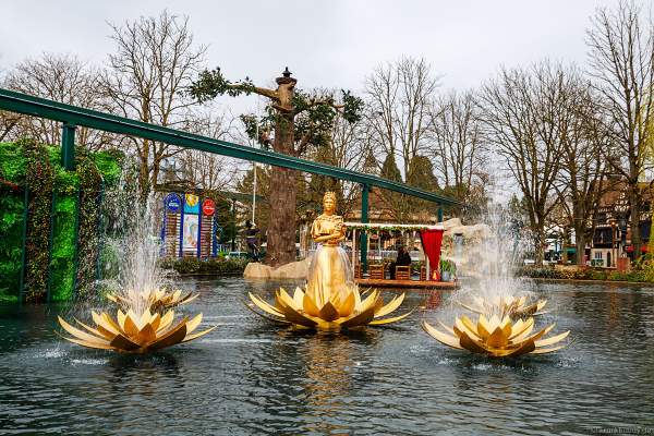 Die neue romantische Bootsfahrt „Josefinas kaiserliche Zauberreise“ im Europa-Park beim Start der Sommersaison 2022