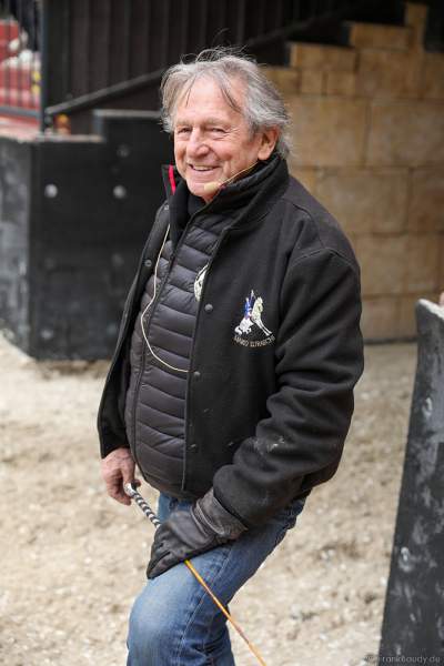 Mario Luraschi, der französische Stuntman und Pferdetrainer im Europa-Park beim Start der Sommersaison 2022