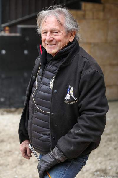 Mario Luraschi, der französische Stuntman und Pferdetrainer im Europa-Park beim Start der Sommersaison 2022