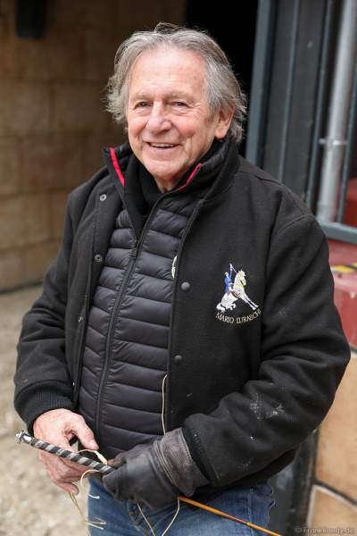 Mario Luraschi, der französische Stuntman und Pferdetrainer im Europa-Park beim Start der Sommersaison 2022