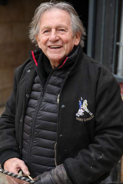 Mario Luraschi, der französische Stuntman und Pferdetrainer im Europa-Park beim Start der Sommersaison 2022