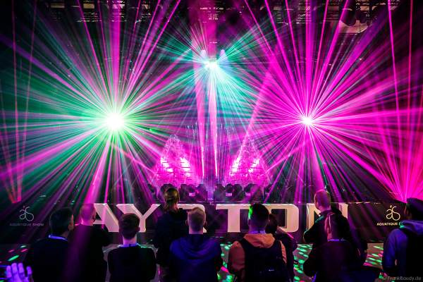 Lightshow der Firma AYRTON auf der Messe Prolight + Sound 2022 in Frankfurt