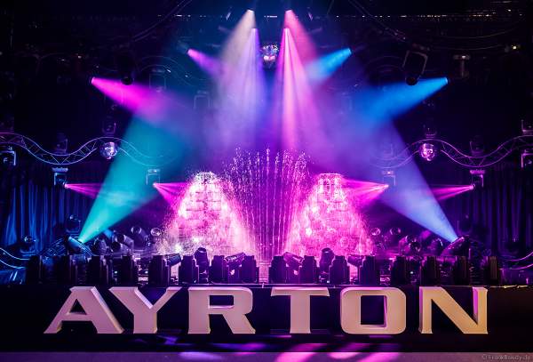 Lightshow der Firma AYRTON auf der Messe Prolight + Sound 2022 in Frankfurt