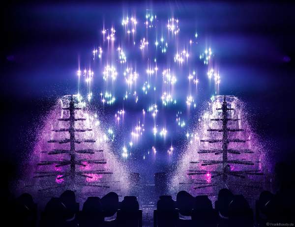 Lightshow der Firma AYRTON auf der Messe Prolight + Sound 2022 in Frankfurt